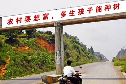 雷人恶搞又爆笑十年后的计生标语