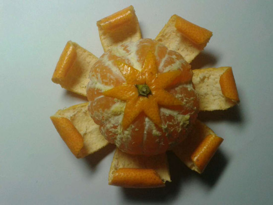 含苞待放的橘子吧