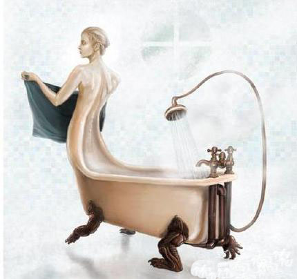 富贵人家都用这样的浴缸，真美我也好想拥有一个